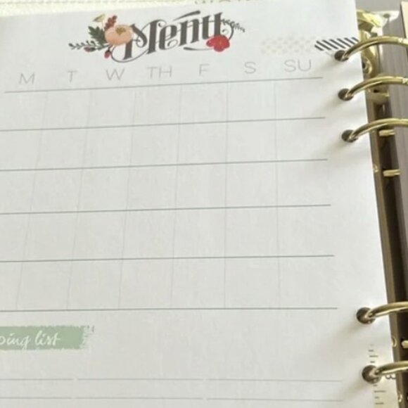 Start Any Year or Month! NIB Complete Planner w/ Pages Dividers Webster’s Pages - Picture 13 of 15